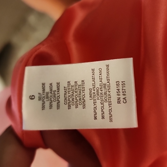 Coral dress size 6 - Picture 5 of 6